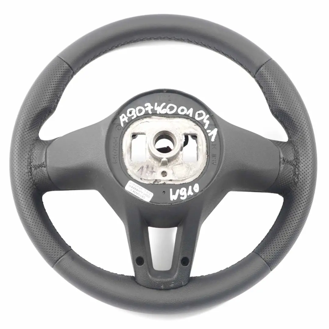 Mercedes W907 W910 NEW Black Leather Steering Wheel Multifunction A9074600802 - SKU A9074600104-1 - Part number A9074600104