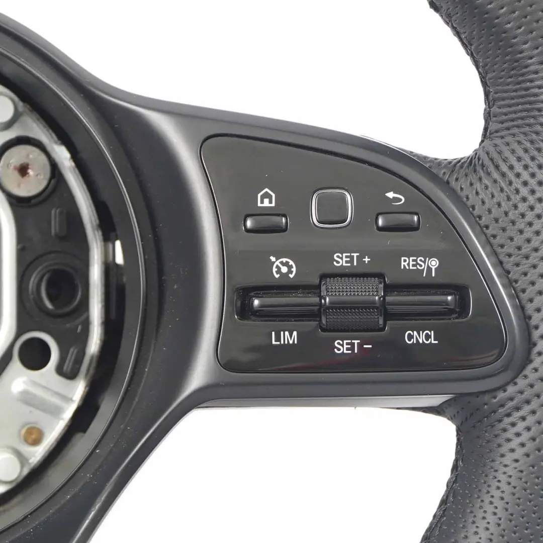 Mercedes W907 W910 NUEVO volante de cuero negro multifunción A9074600802 - SKU A9074600104-1 - Número de pieza A9074600104