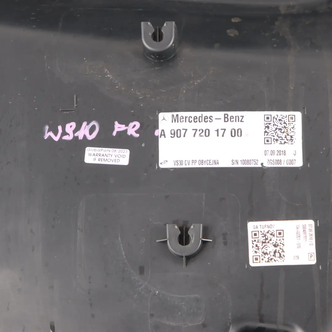 Mercedes Sprinter W910 Door Card Front Right O/S Trim Panel Lining Cover Black - SKU A9077201700 - Part number A9077201700