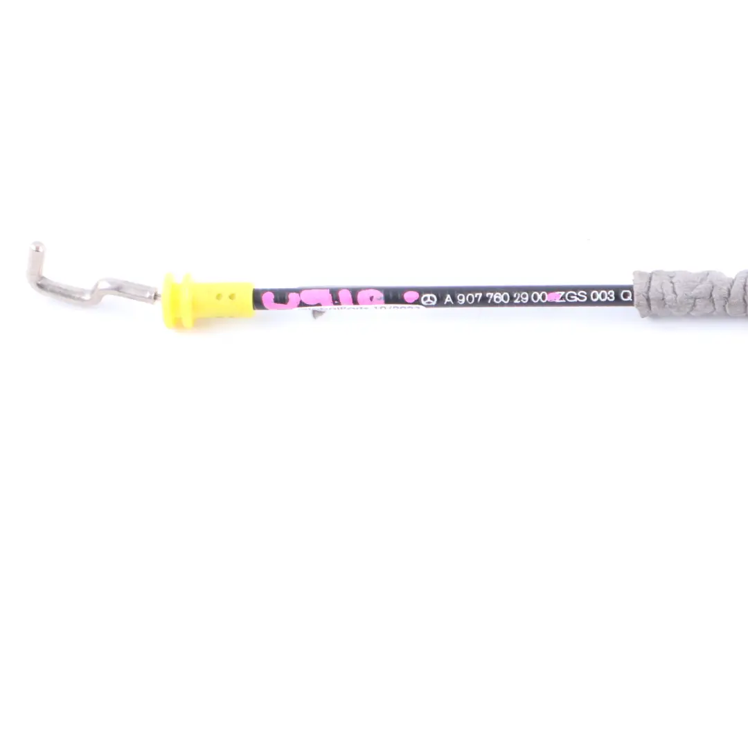 Bowden Cable Mercedes Sprinter W907 W910 Door Lock Front Right O/S to with Part number A9077602900 Bowden Cable Mercedes Sprinter W907 W910 Door Lock Front Right O/S - SKU A9077602900 - Part number A9077602900