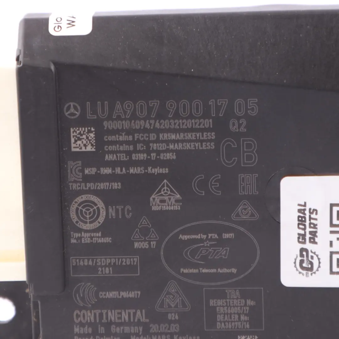 Zündungssteuerungsmodul schlüssellos für Mercedes Sprinter B907 mit Teilenummer A9079001705 Mercedes Sprinter B907 Zündungssteuerungsmodul schlüssellos - SKU A9079001705 - Teilenummer A9079001705