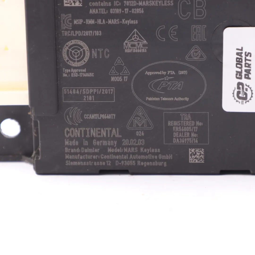 Mercedes Sprinter B907 Ignition Control Module Keyless - SKU A9079001705 - Part number A9079001705