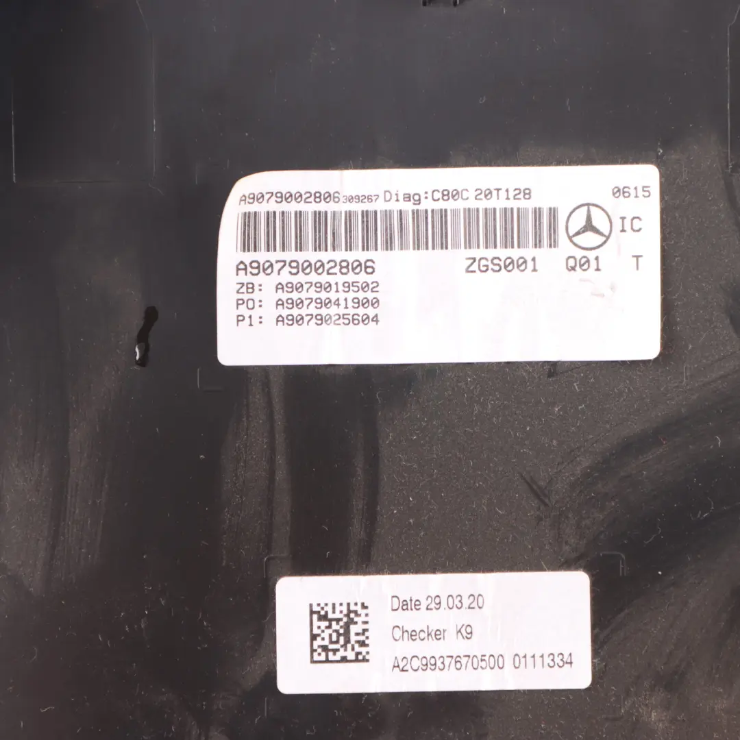 W907 Diesel Speedometer Speedo Clocks Manual to Mercedes with Part number A9079002806 Mercedes W907 Diesel Speedometer Speedo Clocks Manual - SKU A9079002806 - Part number A9079002806