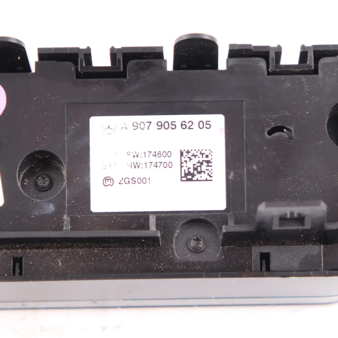 Climate Heater Control Mercedes W907 W910 Hazard Switch Panel Unit to with Part number A9079056205 Climate Heater Control Mercedes W907 W910 Hazard Switch Panel Unit - SKU A9079056205 - Part number A9079056205
