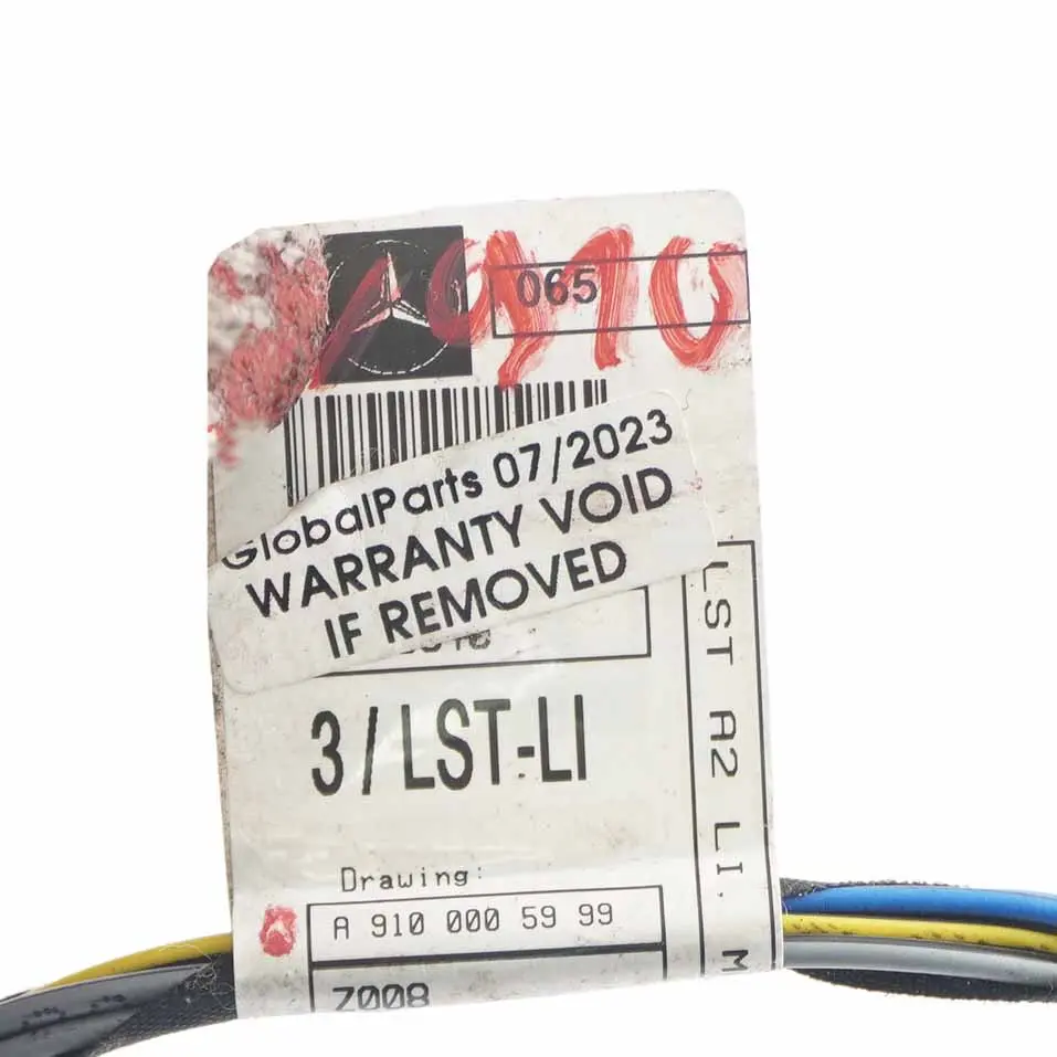 Mercedes Sprinter W910 Mazo de cables - SKU A9100005999 - Número de pieza A9100005999