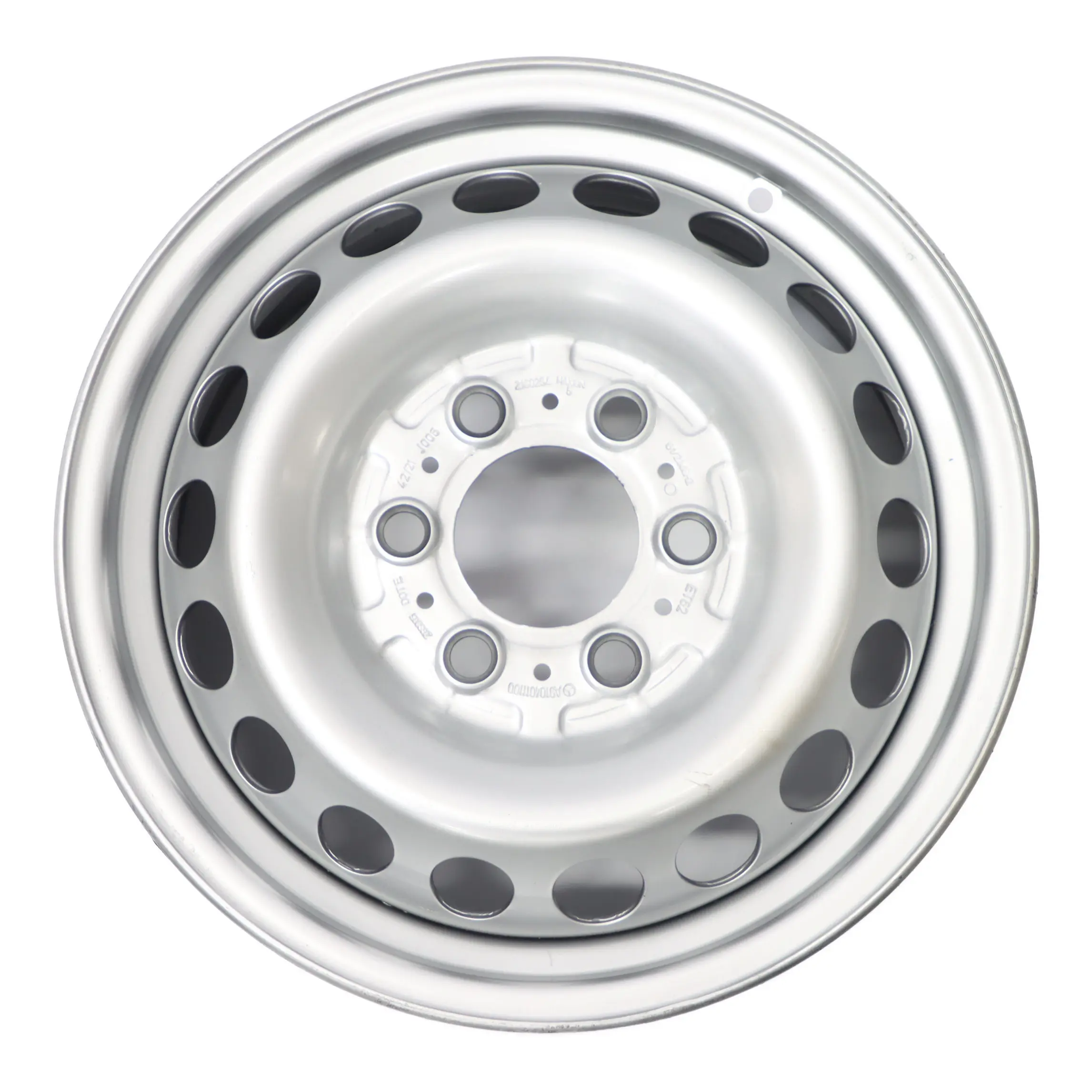 Mercedes Sprinter W907 W910 Argento Cerchio acciaio 16" 6,5J ET:62 A9104011100