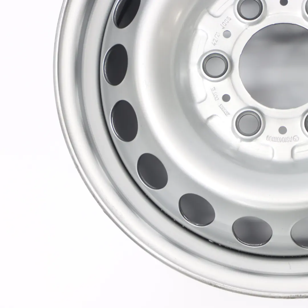 Mercedes Sprinter W907 W910 Silver Steel Wheel Rim 16" 6,5J ET:62 - SKU A9104011100 - Part number A9104011100