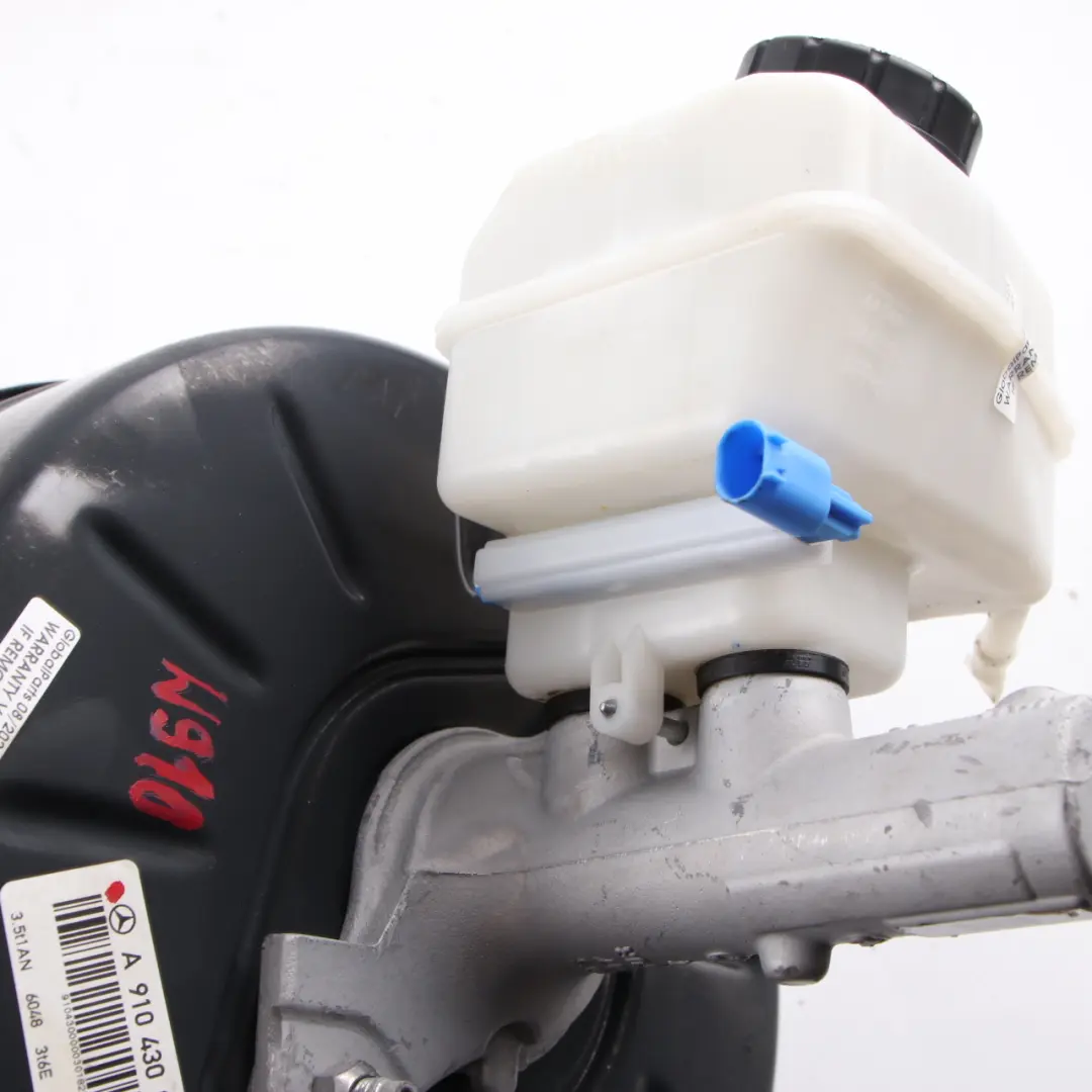 Brake Servo Mercedes Sprinter W907 W910 Booster Master Cylinder Unit A9104300000 to with Part number A9104310900 Brake Servo Mercedes Sprinter W907 W910 Booster Master Cylinder Unit A9104300000 - SKU A9104310900 - Part number A9104310900