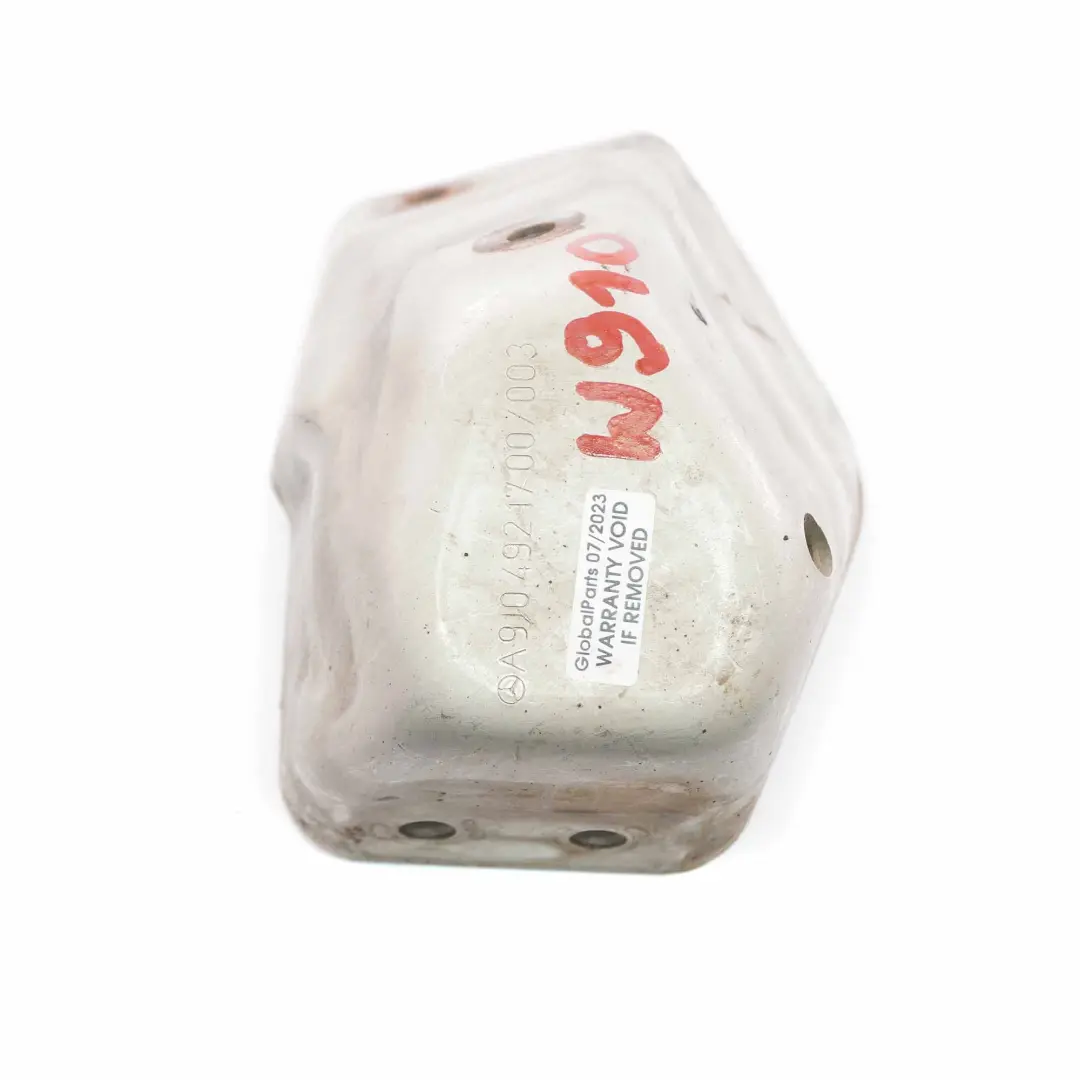 Exhaust Catalytic Converter Support Bracket Mount to Mercedes W910 with Part number A9104921700 Mercedes W910 Exhaust Catalytic Converter Support Bracket Mount - SKU A9104921700 - Part number A9104921700