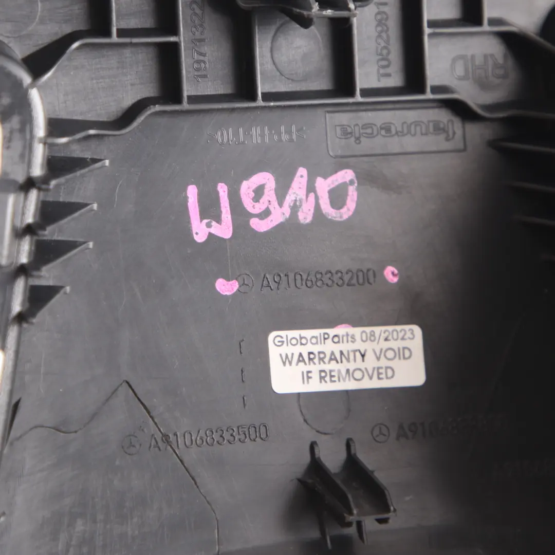 Surround Trim Panel Plastic to Mercedes Sprinter W910 Gear Shifter with Part number A9106833200 Mercedes Sprinter W910 Gear Shifter Surround Trim Panel Plastic - SKU A9106833200 - Part number A9106833200