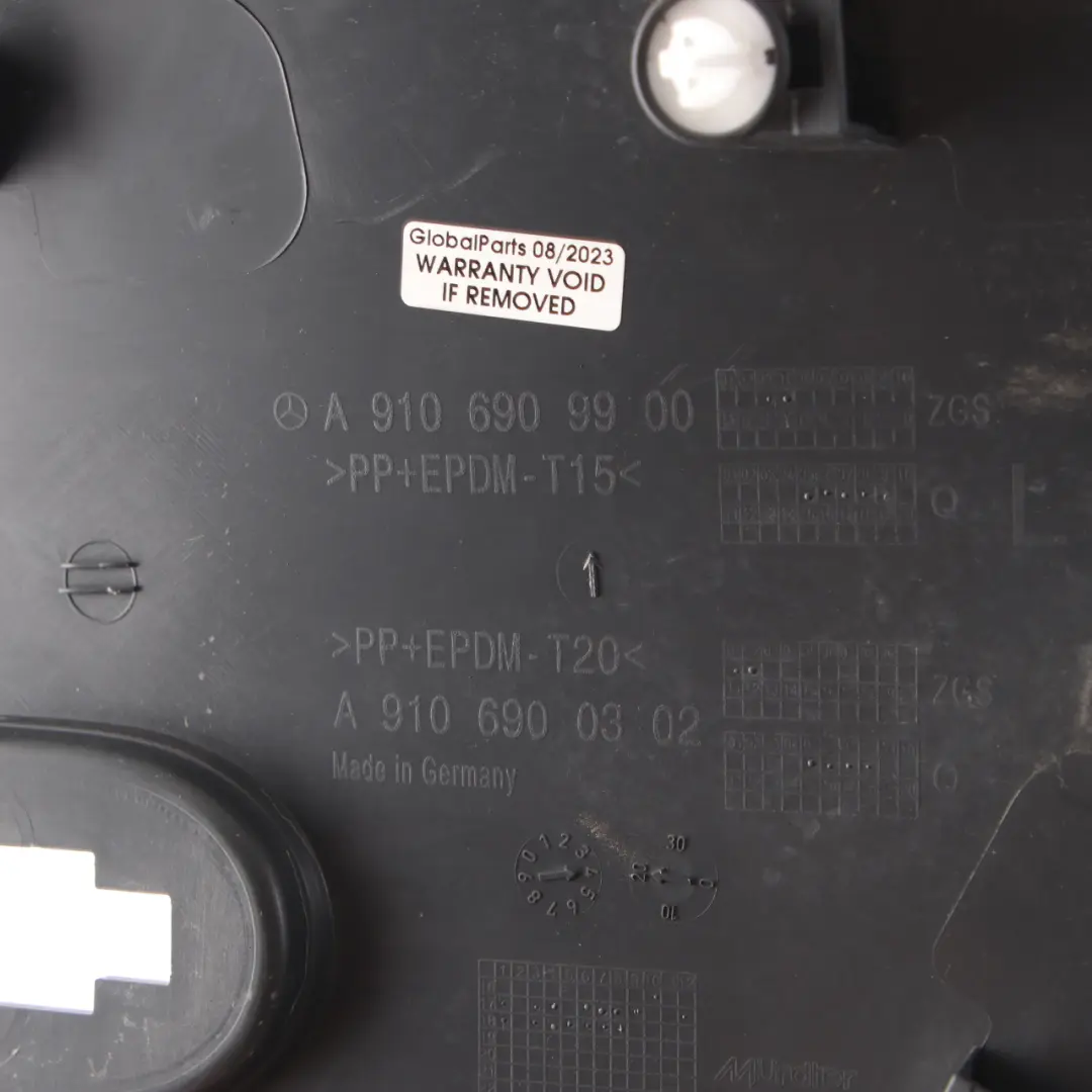 Arch Moulding Rear Left N/S Trim Cover to Mercedes Sprinter W910 Wheel with Part number A9106909900 Mercedes Sprinter W910 Wheel Arch Moulding Rear Left N/S Trim Cover - SKU A9106909900 - Part number A9106909900