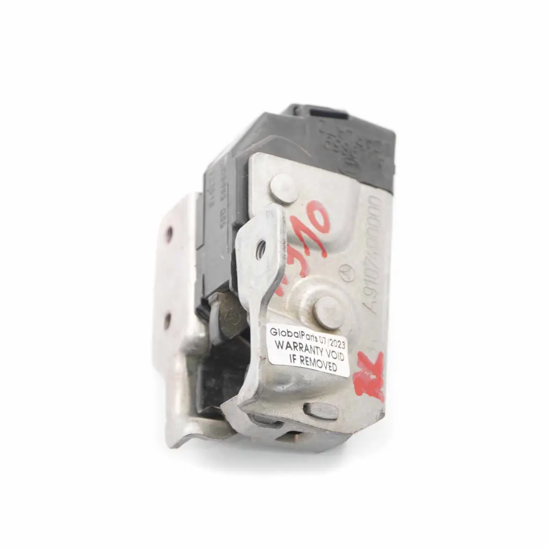 Cerradura puerta Mercedes W907 W910 cierre portón trasero izquierdo para con número de pieza A9107400000 Cerradura puerta Mercedes W907 W910 cierre portón trasero izquierdo - SKU A9107400000 - Número de pieza A9107400000