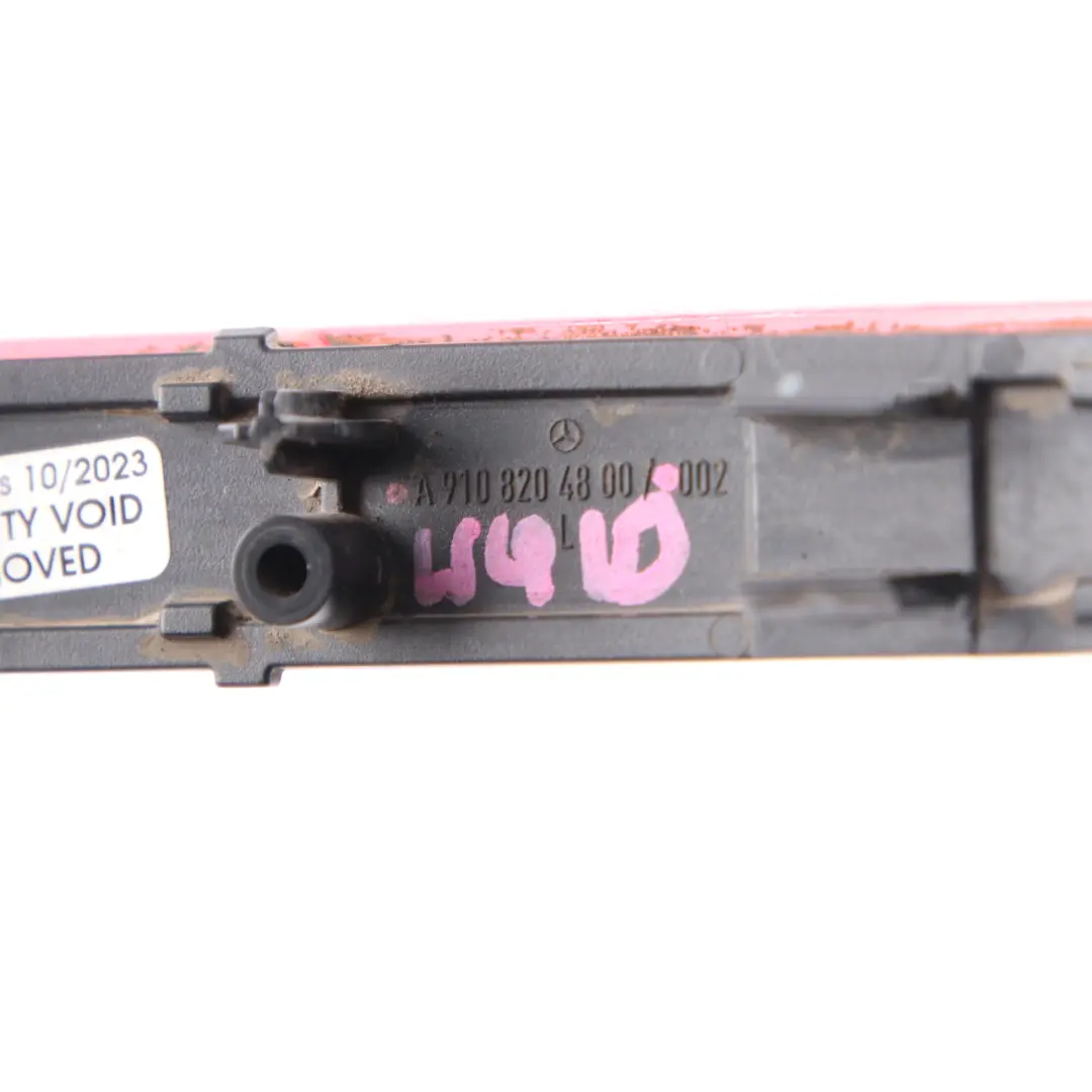 Lamp Reflector Mercedes W907 W910 Rear Left N/S Bumper Reflection to with Part number A9108204800 Lamp Reflector Mercedes W907 W910 Rear Left N/S Bumper Reflection - SKU A9108204800 - Part number A9108204800