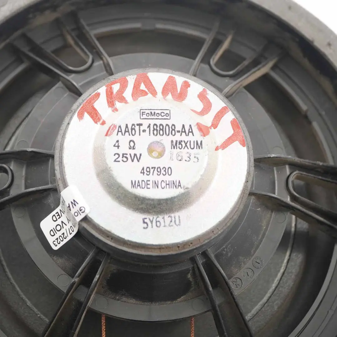 Mk8 Focus Mk3 Altavoz Delantero Izquierdo Y Derecho para Ford Transit con número de pieza AA6T18808AA Ford Transit Mk8 Focus Mk3 Altavoz Delantero Izquierdo Y Derecho - SKU AA6T18808AA - Número de pieza AA6T18808AA