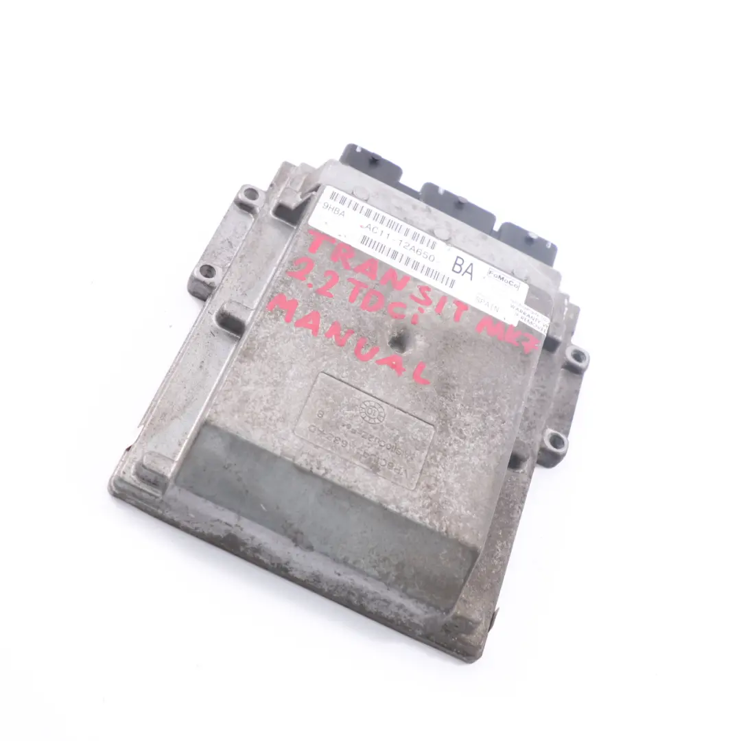 Ford Transit MK7 2.2 TDCI Diesel Engine Control Unit Module ECU AC11-12A650-BA - SKU AC1112A650BA - Numéro de pièce AC1112A650BA