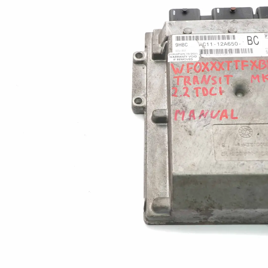 Ford Transit MK7 2.2 TDCI P8FA Diesel Engine Control Unit ECU - SKU AC1112A650BC-1 - Part number AC1112A650BC