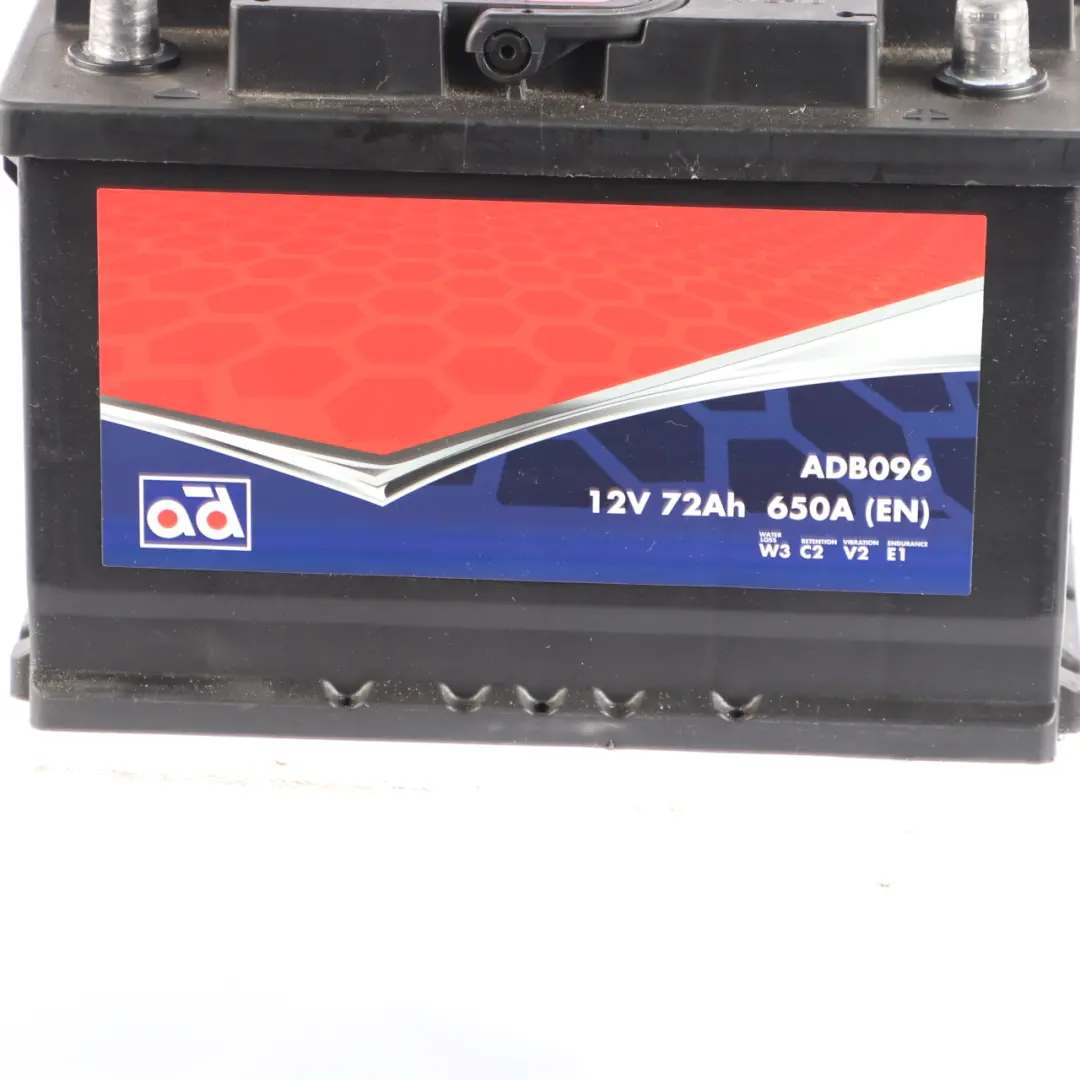 AD Accumulator Battery 72Ah 650A 12V ADB096 - SKU AD 72Ah Accumulator - Part number AD 72Ah Accumulator