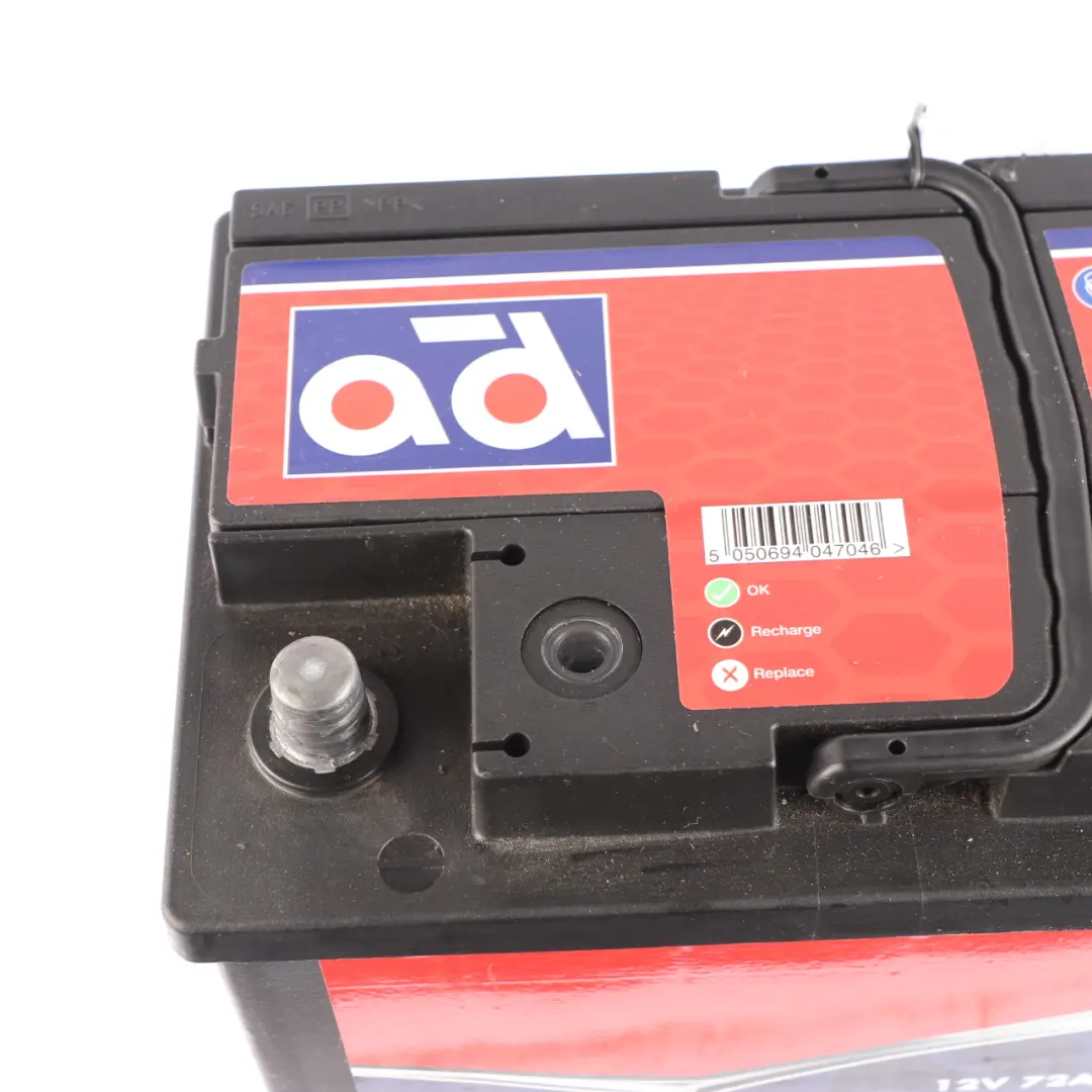 AD Accumulator Battery 72Ah 650A 12V ADB096 - SKU AD 72Ah Accumulator - Part number AD 72Ah Accumulator