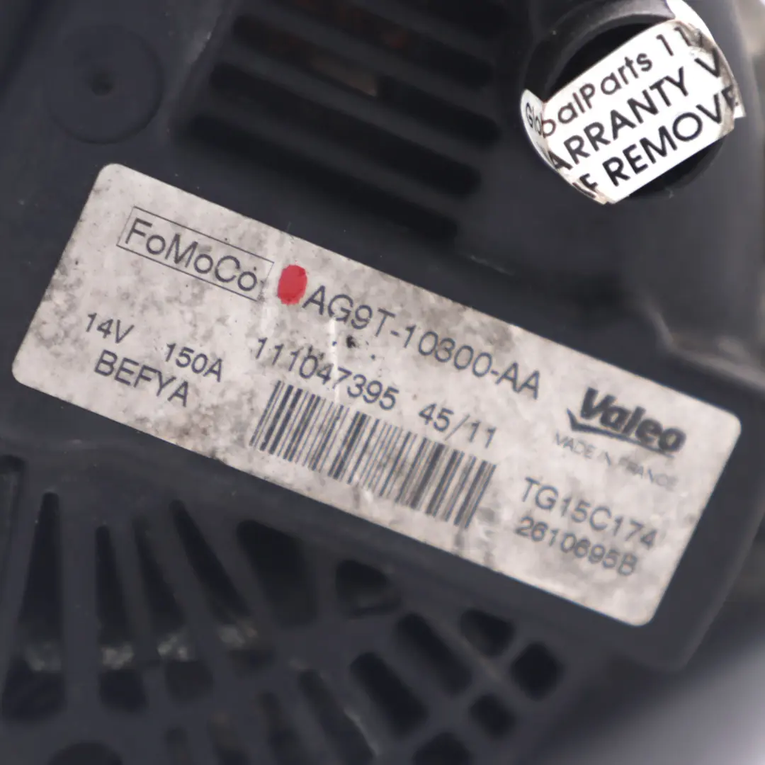 MK3 Mondeo MK4 2.0 TDCi Diesel Engine Alternator AG9T-10300-AA to Ford Galaxy with Part number AG9T10300AA Ford Galaxy MK3 Mondeo MK4 2.0 TDCi Diesel Engine Alternator AG9T-10300-AA - SKU AG9T10300AA - Part number AG9T10300AA