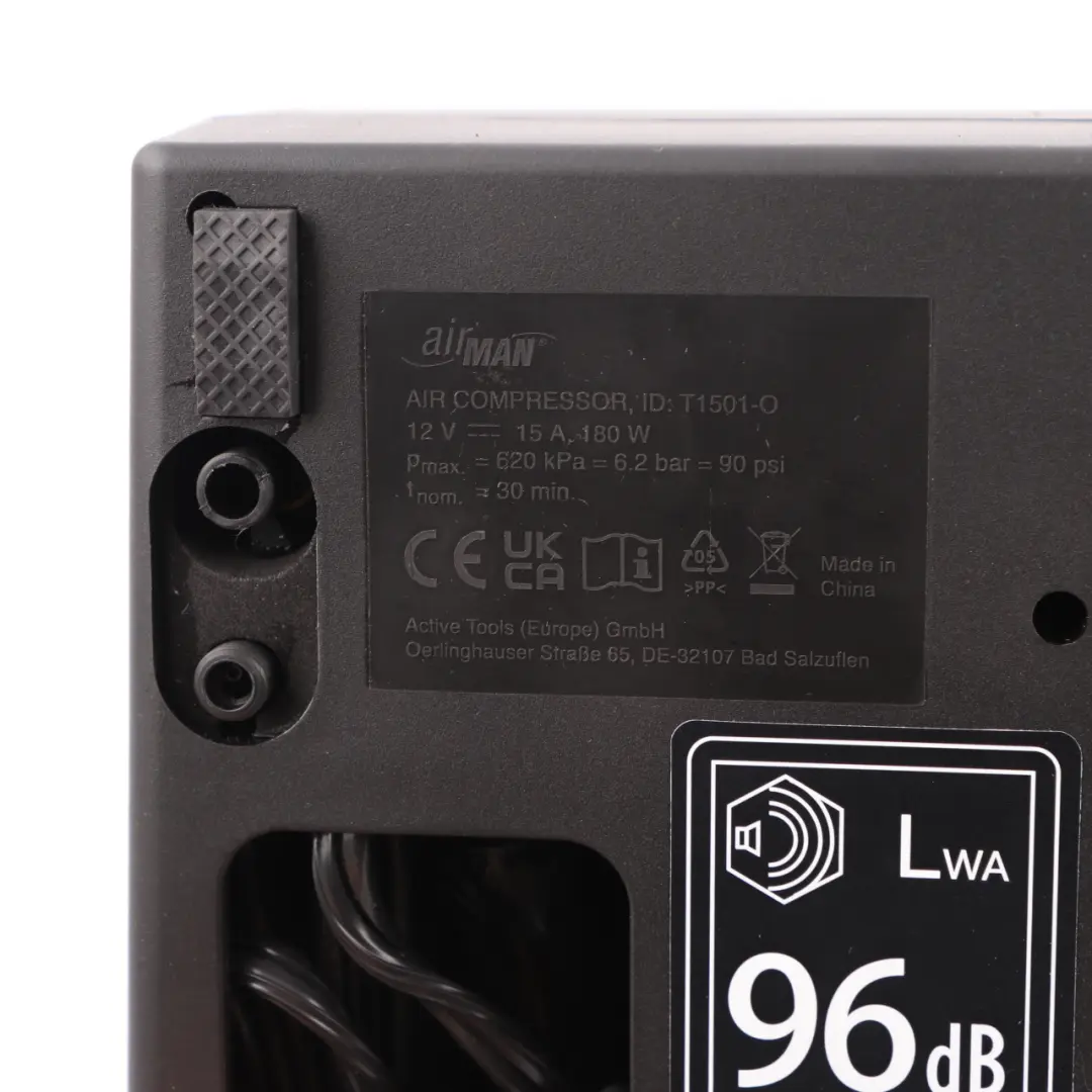 AirMan ResQ Emergency Tool Compressor Tire Wheel Pump With Sealant And Case to with Part number AirMan Compressor AirMan ResQ Emergency Tool Compressor Tire Wheel Pump With Sealant And Case - SKU AirMan Compressor - Part number AirMan Compressor
