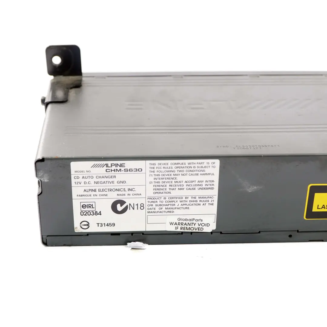 6-fach CD Wechsler Multiwechsler Ohne Magazin für mit Teilenummer Alpine CHM-S630 6-fach CD Wechsler Multiwechsler Ohne Magazin - SKU Alpine CHM-S630 - Teilenummer Alpine CHM-S630