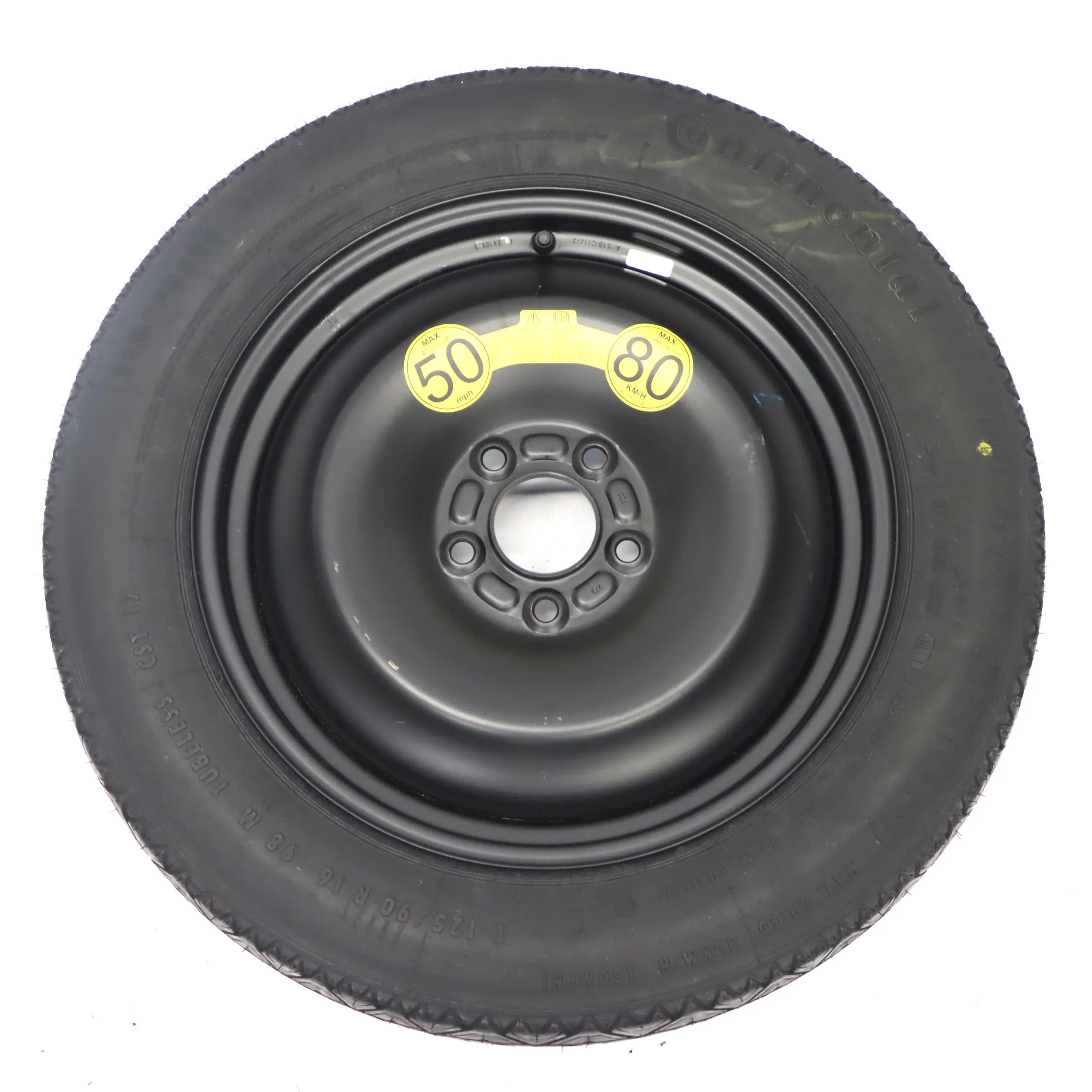 Ford Mondeo MK4 Ruota scorta compatta acciaio R16 Pneumatico 125/90 AM51BA-11272