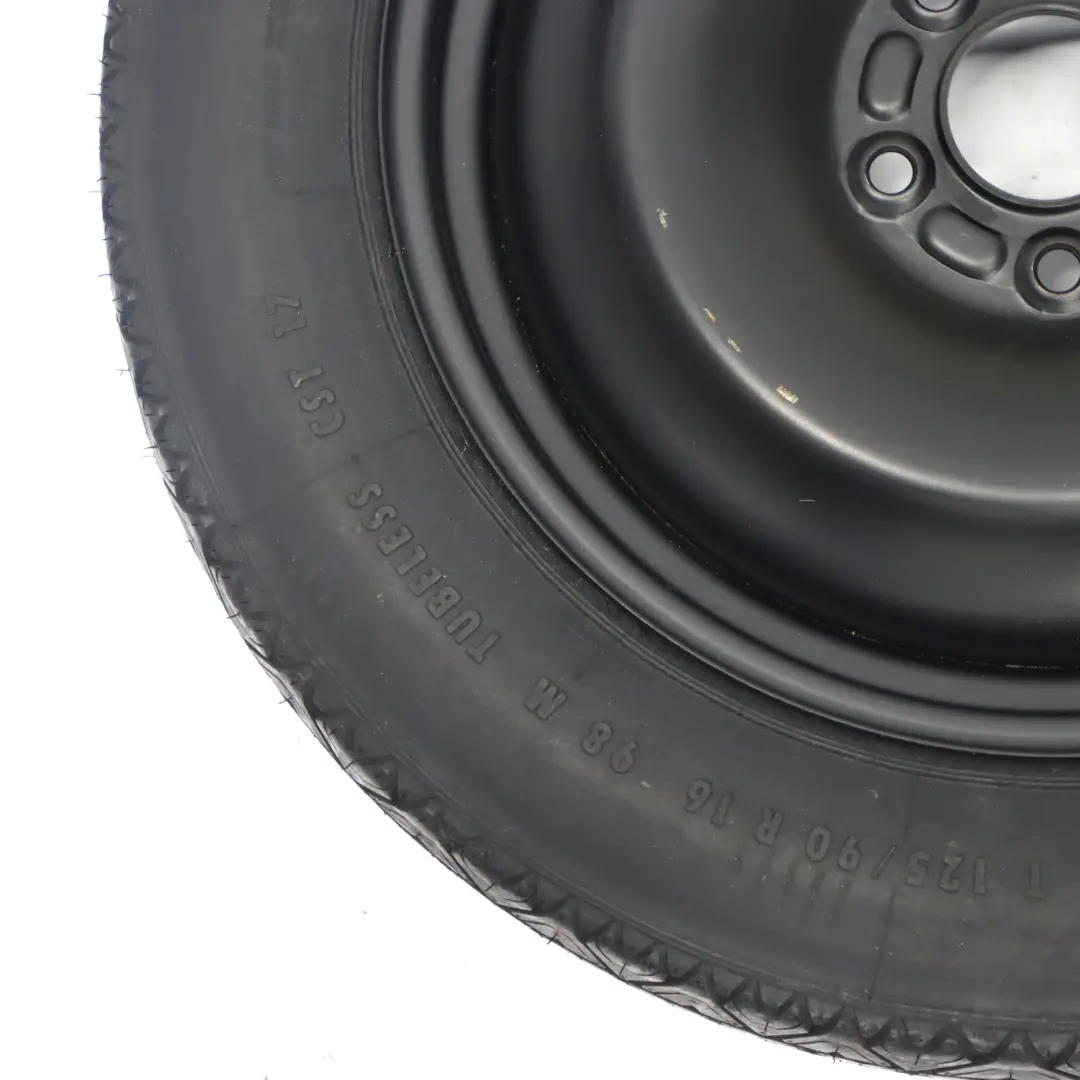 MK4 Roue de secours compacte Acier R16 Pneu 125/90 pour Ford Mondeo à propos du numéro de pièce AM51BA-11272 Ford Mondeo MK4 Roue de secours compacte Acier R16 Pneu 125/90 - SKU AM51BA-11272 - Numéro de pièce AM51BA-11272