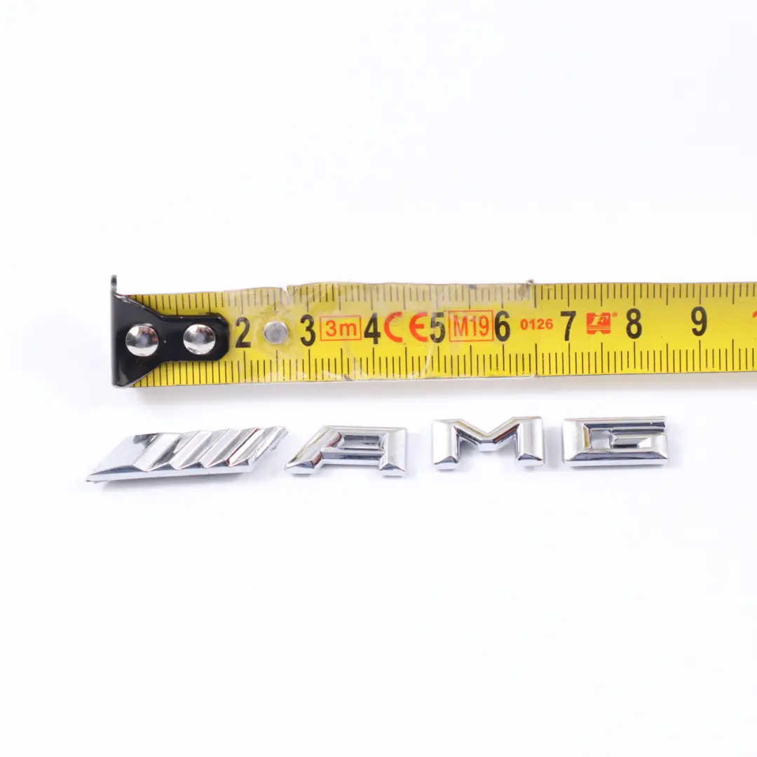 Trunk Emblem Rear Adhered Boot Lid Badge Logo AMG to Mercedes C117 AMG with Part number A1778174600 Mercedes C117 AMG Trunk Emblem Rear Adhered Boot Lid Badge Logo AMG - SKU AMG emblem-1 - Part number A1778174600