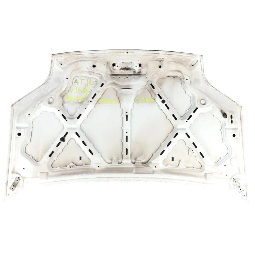 Hood Bonnet Covering Panel Trim Frozen White - Z2 to Ford Transit Connect with Part number AT16-V16610-AA-FW Ford Transit Connect Hood Bonnet Covering Panel Trim Frozen White - Z2 - SKU AT16-V16610-AA-FW2 - Part number AT16-V16610-AA-FW
