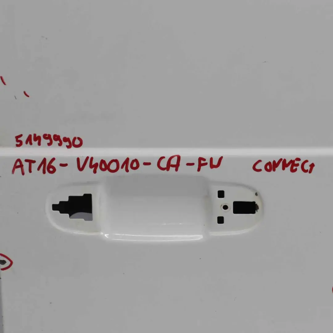 Drzwi Prawy Tył Frozen White do Ford Transit Connect o numerze AT16-V40010-CA Ford Transit Connect Drzwi Prawy Tył Frozen White - SKU AT16-V40010-CA-FW - Numer Części AT16-V40010-CA