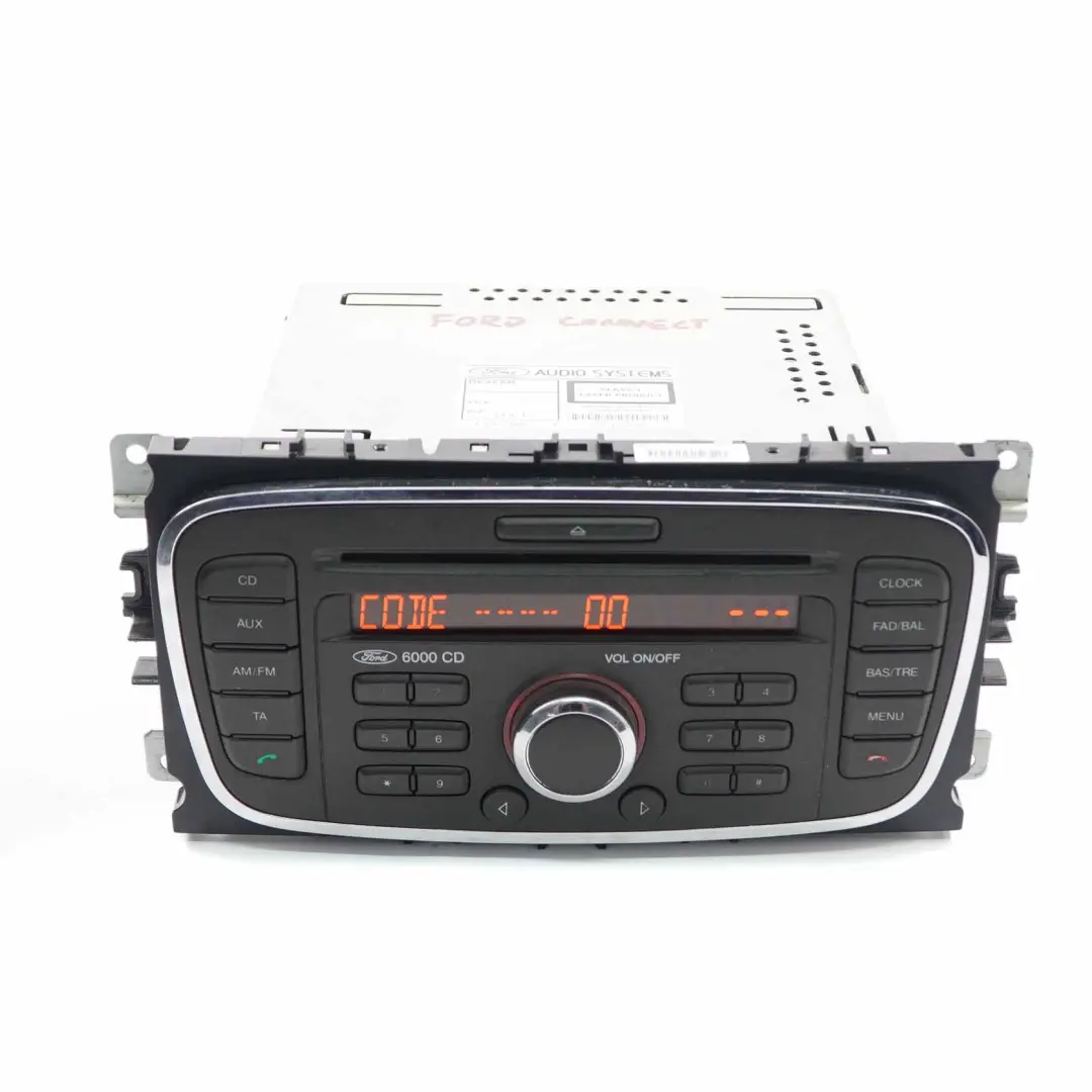 Radio-Hauptgerät Ford Transit Connect 6000 CD Einheit für mit Teilenummer AT1T-18C815-BA Radio-Hauptgerät Ford Transit Connect 6000 CD Einheit - SKU AT1T-18C815-BA - Teilenummer AT1T-18C815-BA