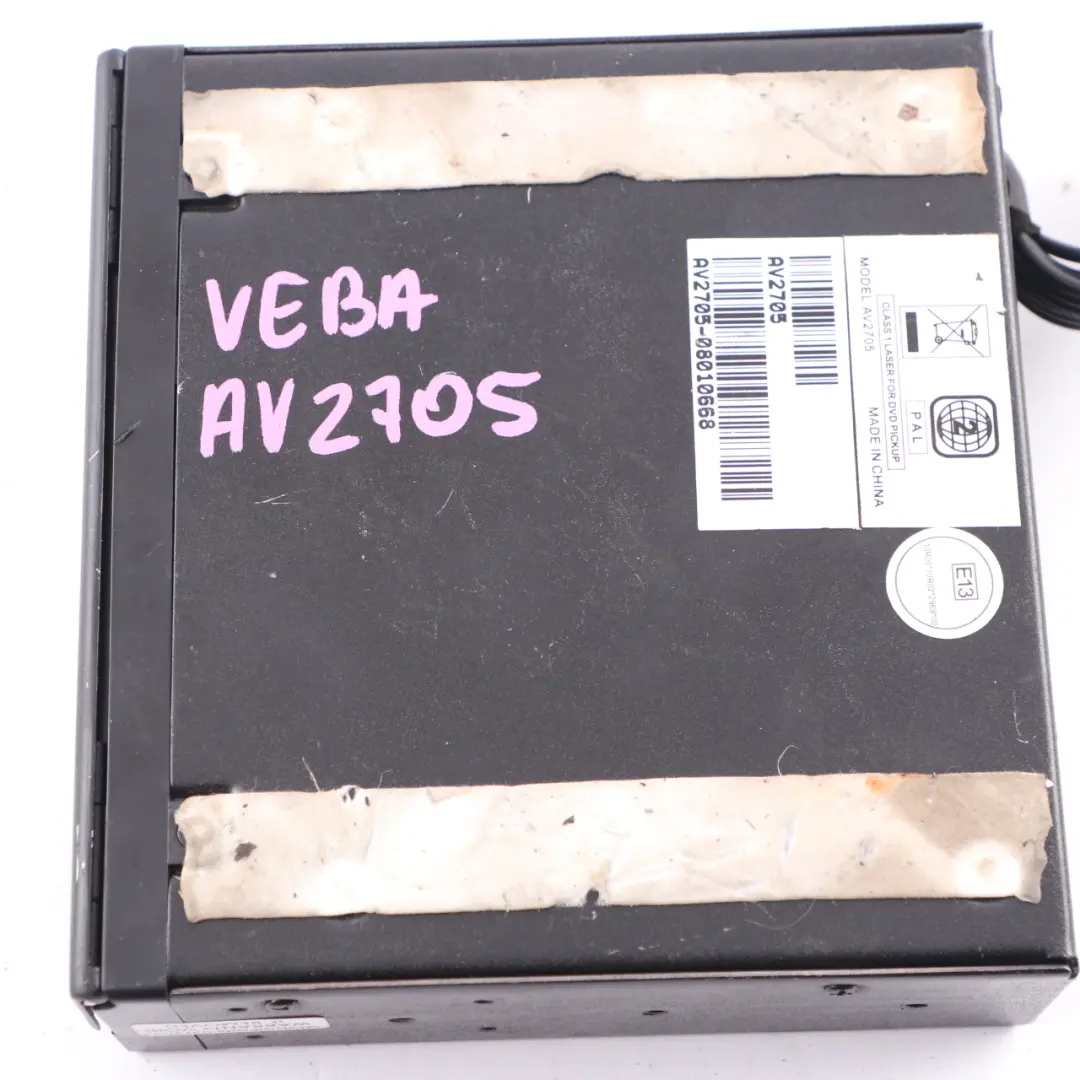 Genuine Veba DVD Single Disc Multimedia Car Player 3/4 DIN to with Part number AV2705 Genuine Veba DVD Single Disc Multimedia Car Player 3/4 DIN - SKU AV2705 - Part number AV2705