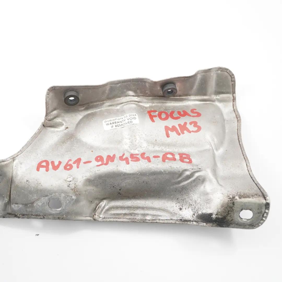Ford Focus Mk3 Exhaust Turbocharger Heat Shield 1.6 TDCi - SKU AV61-9N454-AB - Part number AV61-9N454-AB