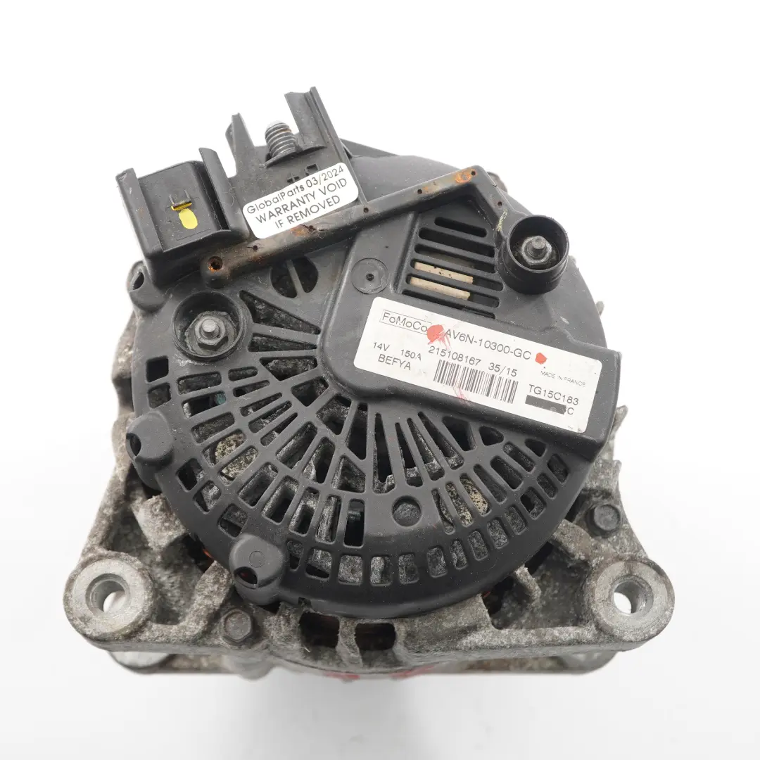 Alternatore Ford Focus MK3 Fiesta MK6 1.6 TDCi Motore Generatore per con numero di parte AV6N-10300-GC Alternatore Ford Focus MK3 Fiesta MK6 1.6 TDCi Motore Generatore - SKU AV6N-10300-GC - Numero di parte AV6N-10300-GC