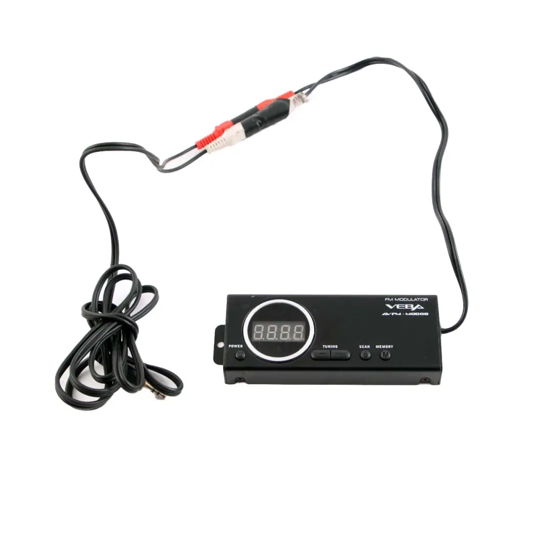 Genuine Veba Wireless FM Modulator Transmitter to with Part number AVFM-MOD08 Genuine Veba Wireless FM Modulator Transmitter - SKU AVFM-MOD08 - Part number AVFM-MOD08