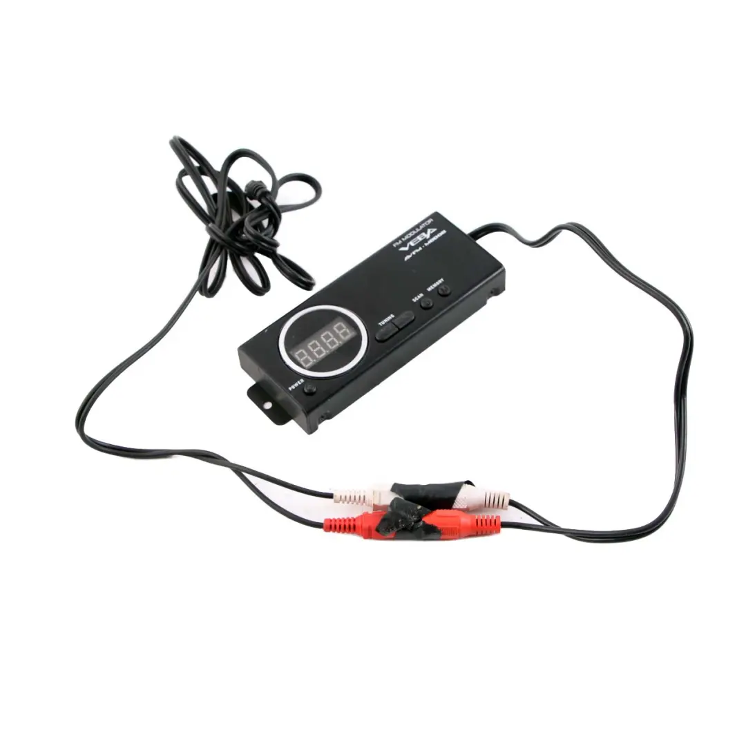 Genuine Veba Wireless FM Modulator Transmitter to with Part number AVFM-MOD08 Genuine Veba Wireless FM Modulator Transmitter - SKU AVFM-MOD08 - Part number AVFM-MOD08