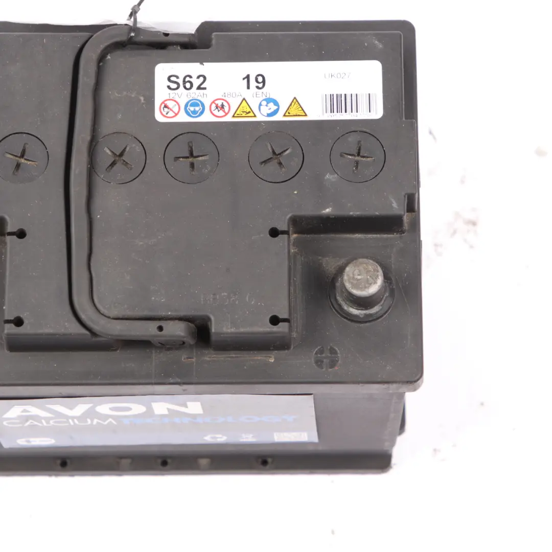  AVON Battery Calcium Technology 62Ah 480A Accumulator - SKU AVON 62Ah - Part number AVON 62Ah