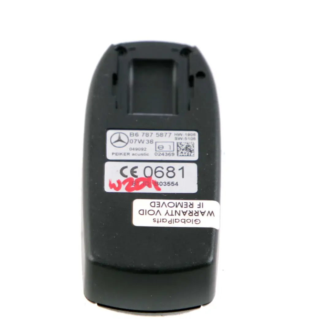 Mercedes W204 Bluetooth-Freisprecheinrichtung Handy-Adapter - SKU B6 787 5877 - Teilenummer B6 787 5877