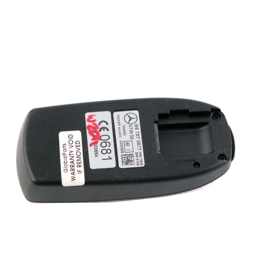 Mercedes W204 Bluetooth-Freisprecheinrichtung Handy-Adapter - SKU B6 787 5877 - Teilenummer B6 787 5877