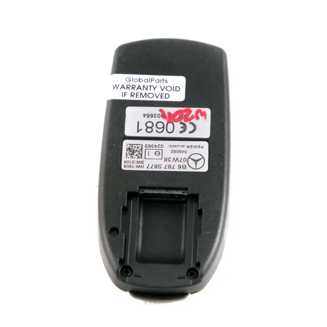 Mercedes W204 Bluetooth-Freisprecheinrichtung Handy-Adapter - SKU B6 787 5877 - Teilenummer B6 787 5877