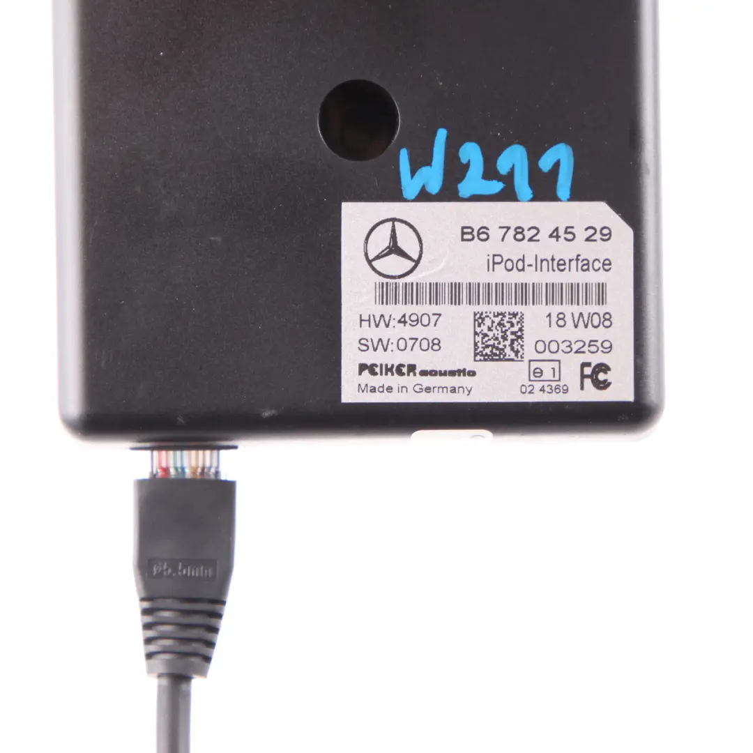 iPod Interface Mercedes W164 W169 C219 Module Control Unit ECU to with Part number B67824529 iPod Interface Mercedes W164 W169 C219 Module Control Unit ECU - SKU B67824529 - Part number B67824529