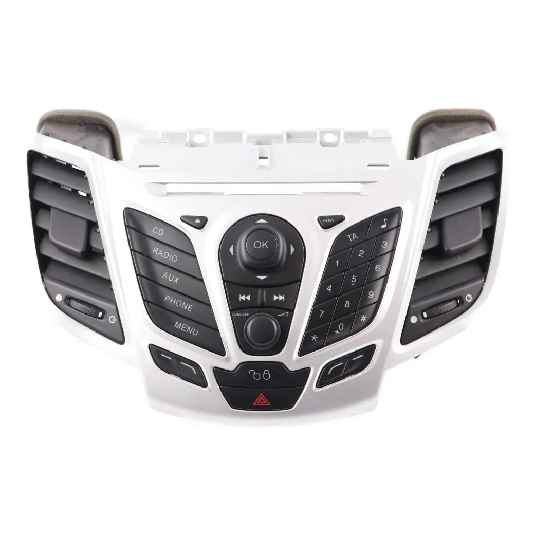 Dashboard Air Vent Grille Radio Stereo Panel to Ford Fiesta MK7 with Part number BA6T18K811BD Ford Fiesta MK7 Dashboard Air Vent Grille Radio Stereo Panel - SKU BA6T18K811BD - Part number BA6T18K811BD