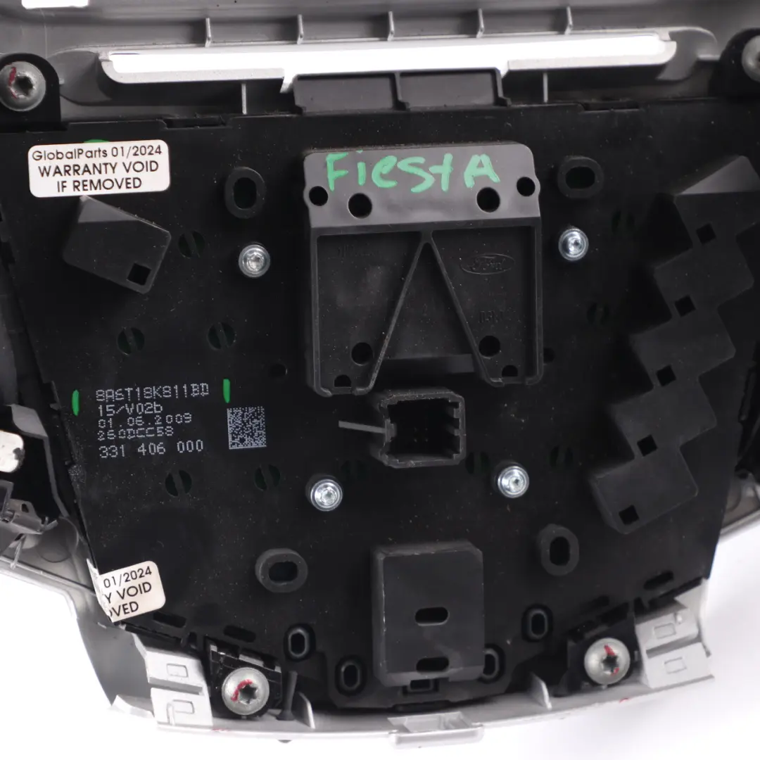 Dashboard Air Vent Grille Radio Stereo Panel to Ford Fiesta MK7 with Part number BA6T18K811BD Ford Fiesta MK7 Dashboard Air Vent Grille Radio Stereo Panel - SKU BA6T18K811BD - Part number BA6T18K811BD