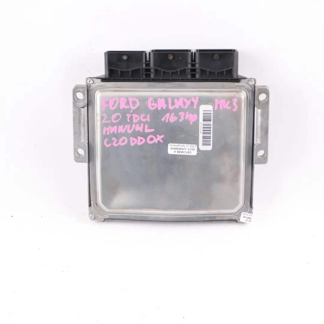 Ford Galaxy MK3 2.0 TDCI DW10C Engine Unit Module ECU BG91-12A650-NJ - SKU BG9112A650NJ - Part number BG9112A650NJ