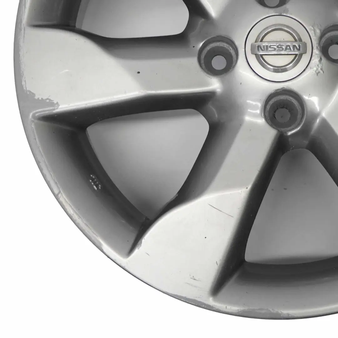 Llanta de aleación Nissan Note 16" 6J ET:45 para con número de pieza BH00CLX09 Llanta de aleación Nissan Note 16" 6J ET:45 - SKU BH00CLX09-1 - Número de pieza BH00CLX09