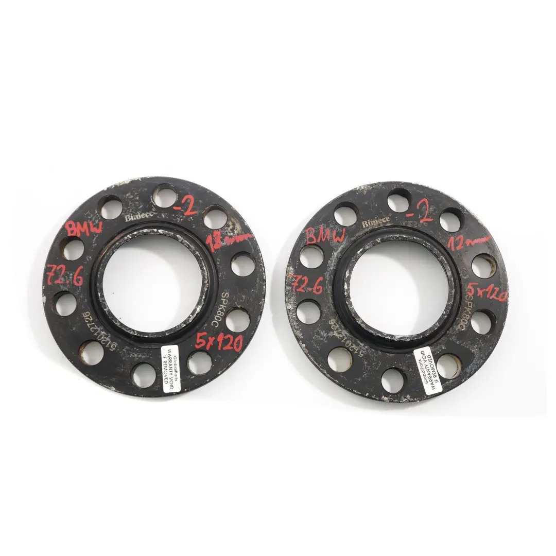  Bimecc Spurverbreiterung Spurplatte Distanzscheibe 5x120 72.6mm 12mm - SKU Bimecc BMW Spacers-2 - Teilenummer Bimecc BMW Spacers