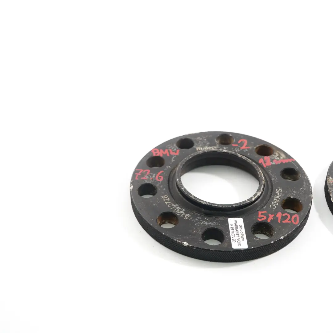  Bimecc Distanziali Ruota Lega Spessori Hubcentric BMW 5x120 72.6mm 12mm Coppia - SKU Bimecc BMW Spacers-2 - Numero di parte Bimecc BMW Spacers