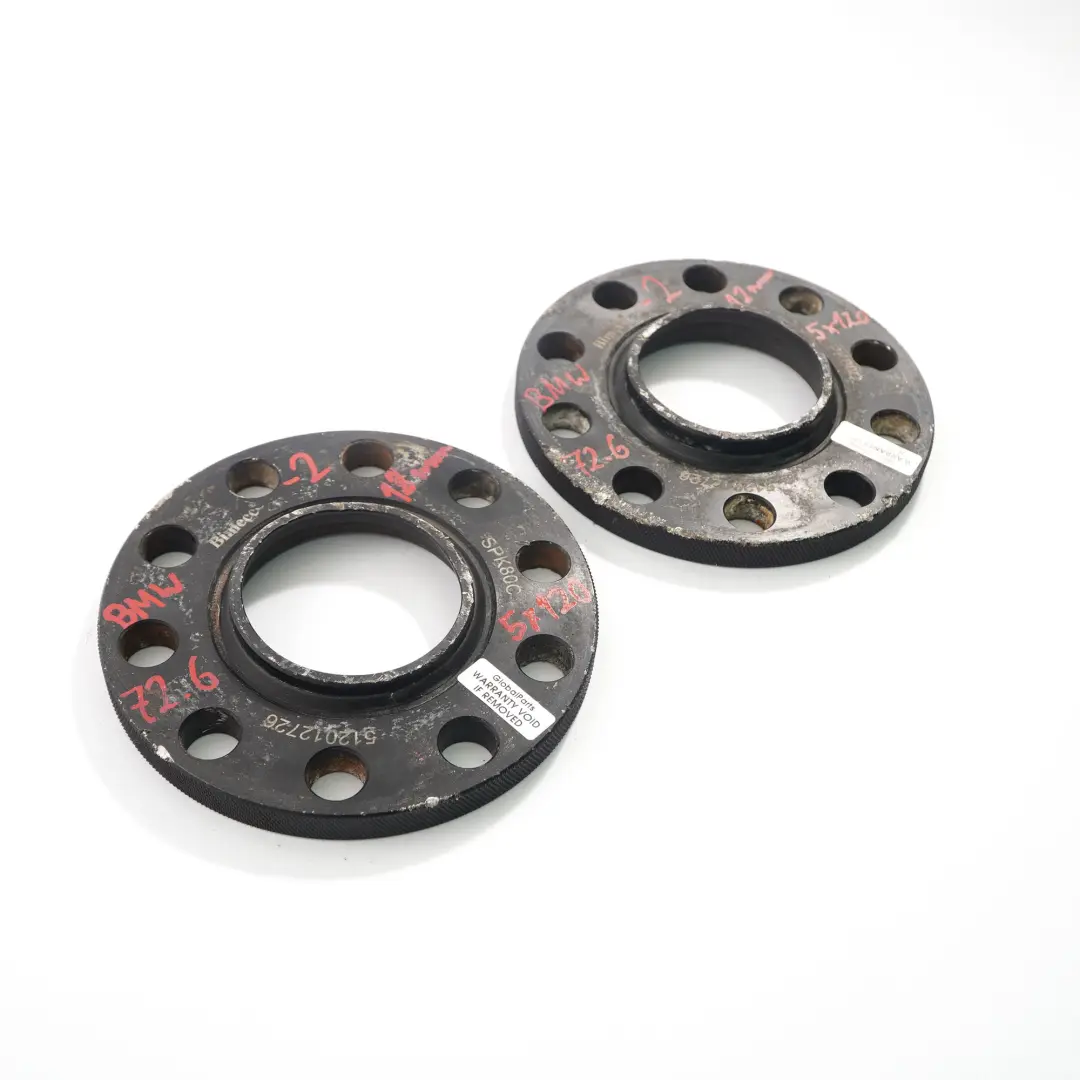  Bimecc Spurverbreiterung Spurplatte Distanzscheibe 5x120 72.6mm 12mm - SKU Bimecc BMW Spacers-2 - Teilenummer Bimecc BMW Spacers