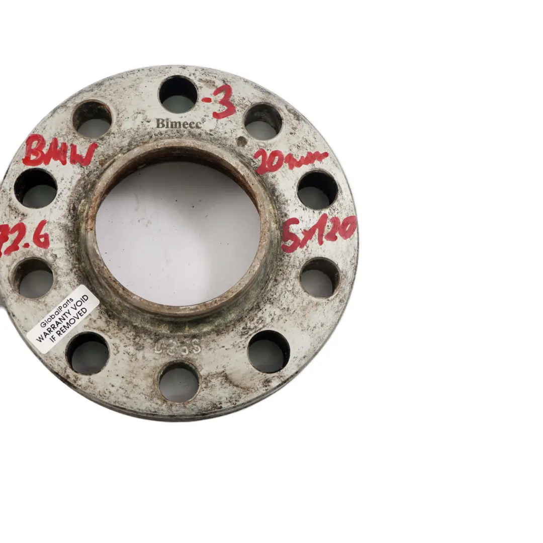  Bimecc Spurverbreiterung Spurplatte Distanzscheibe 5x120 72.6mm 20mm Set - SKU Bimecc BMW Spacers-3 - Teilenummer Bimecc BMW Spacers