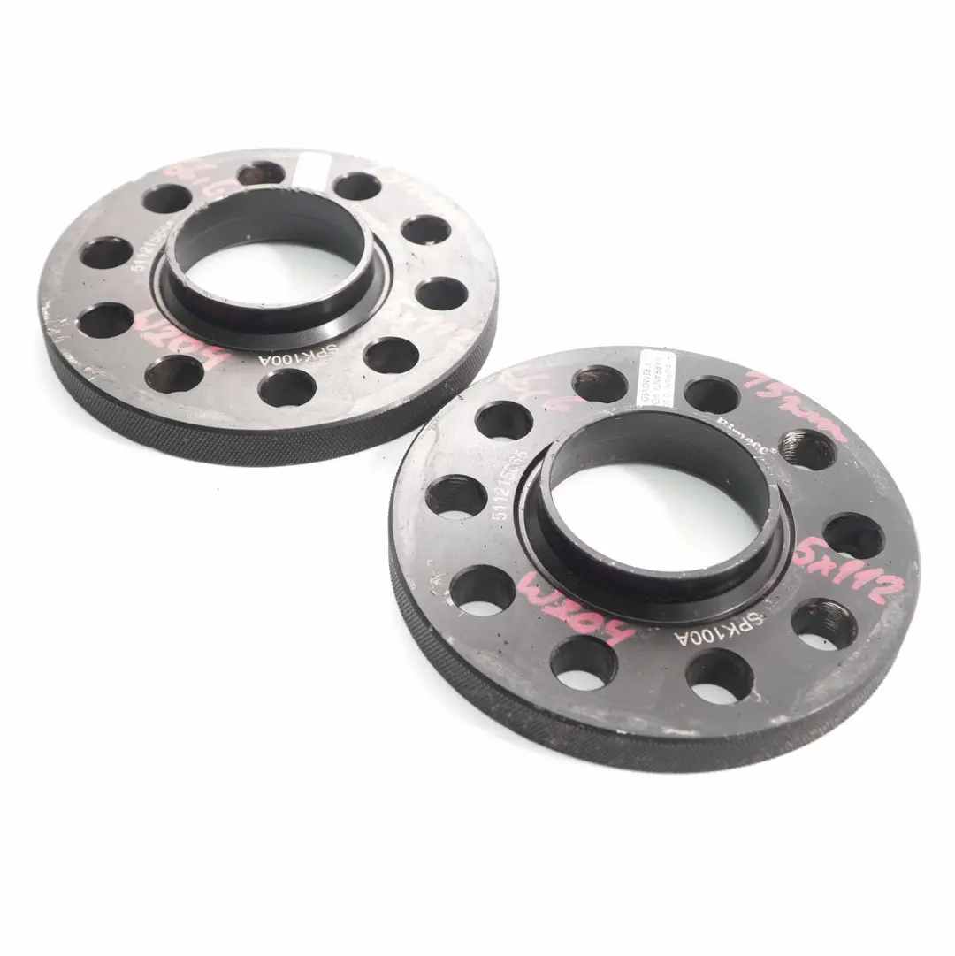 Mercedes Dystanse Podkładki 5x112 66,6mm 15mm - SKU Bimecc Mercedes Spacer Set 5x112 - Numer Części Bimecc Mercedes Spacer Set 5x112